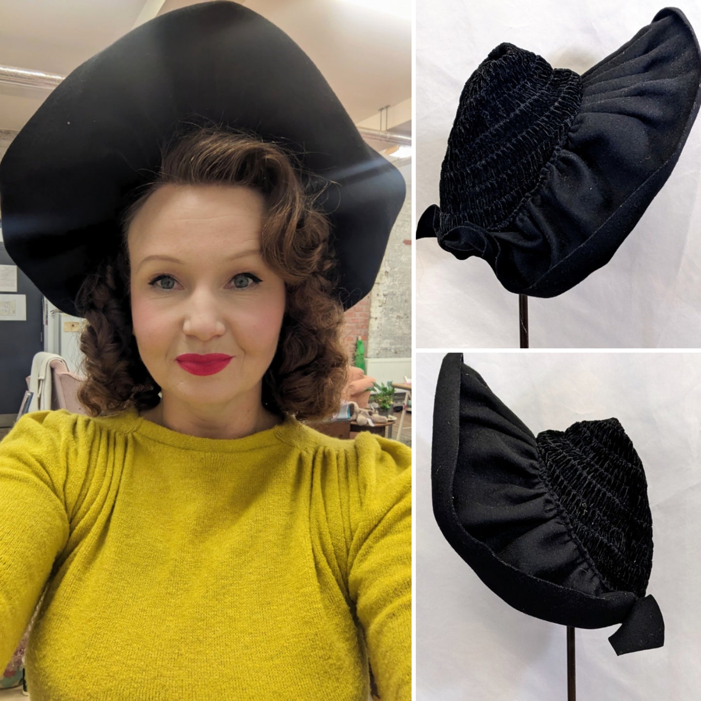 1940s American Halo Hat
