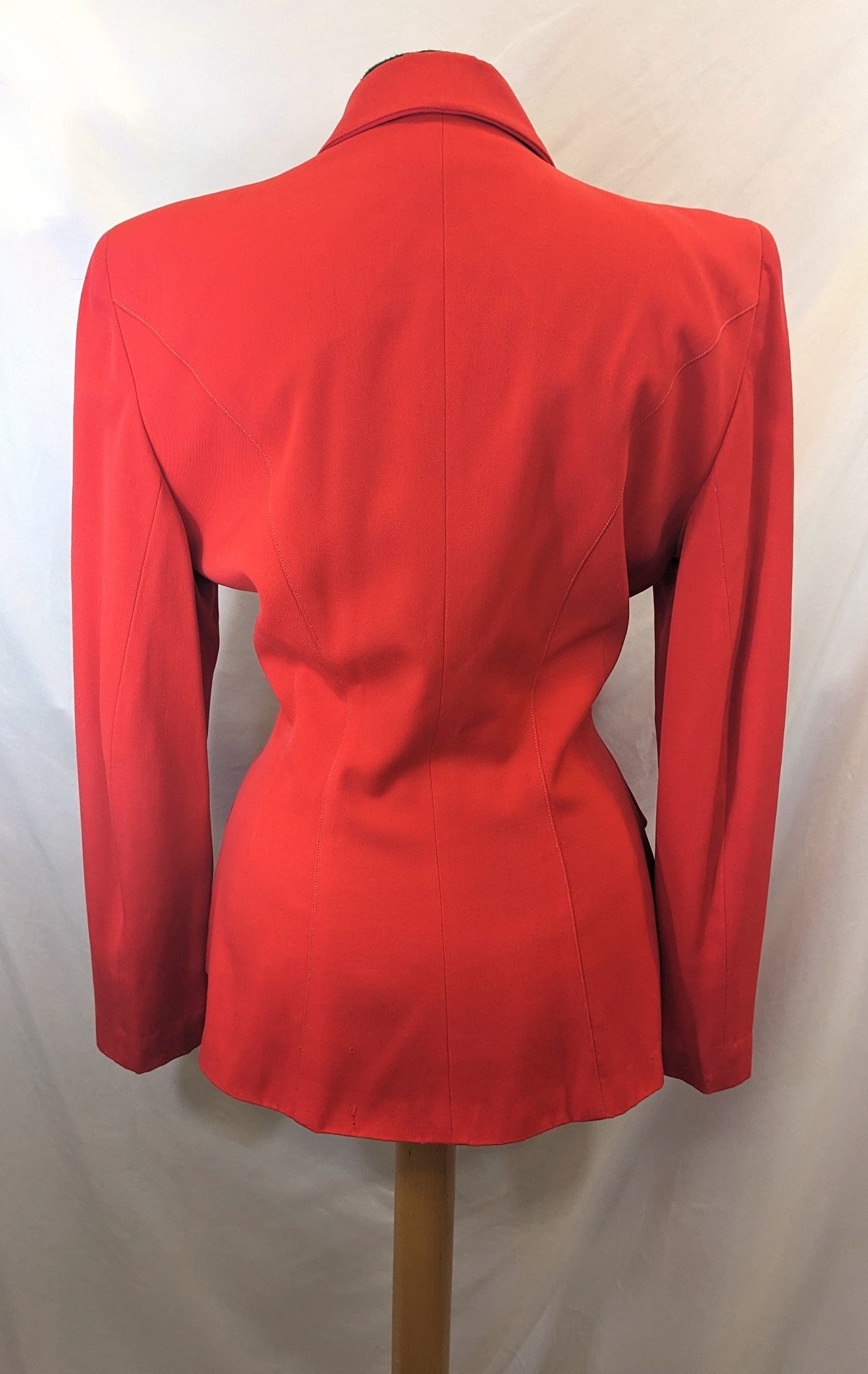 1940s Tomato Red Gab Jacket