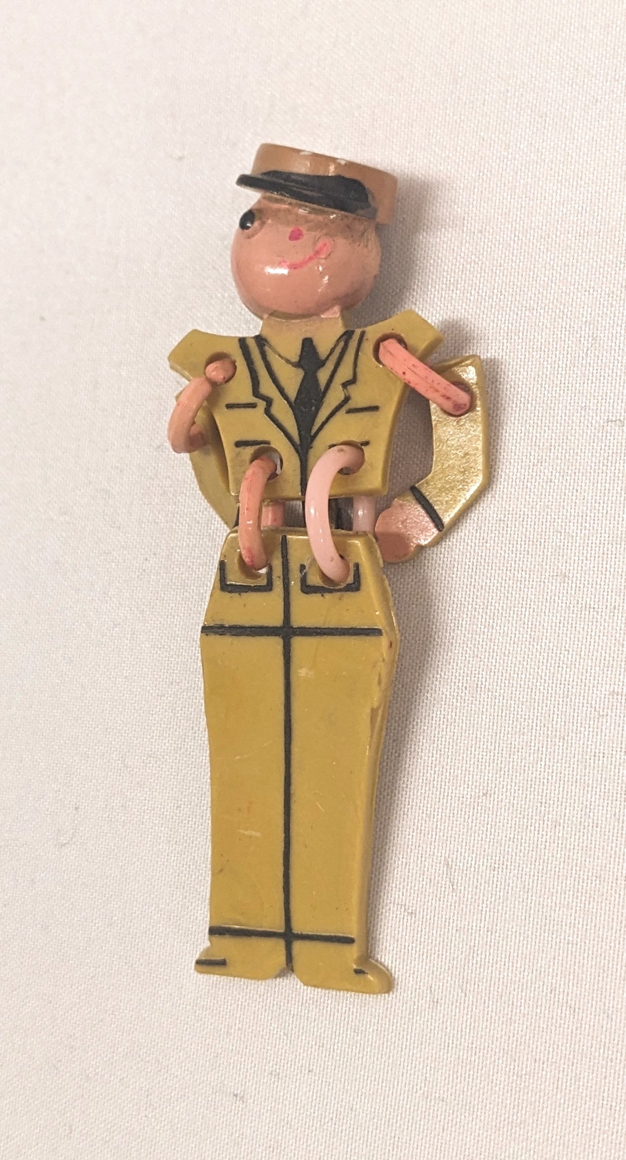 1940s American Buddy Brooch