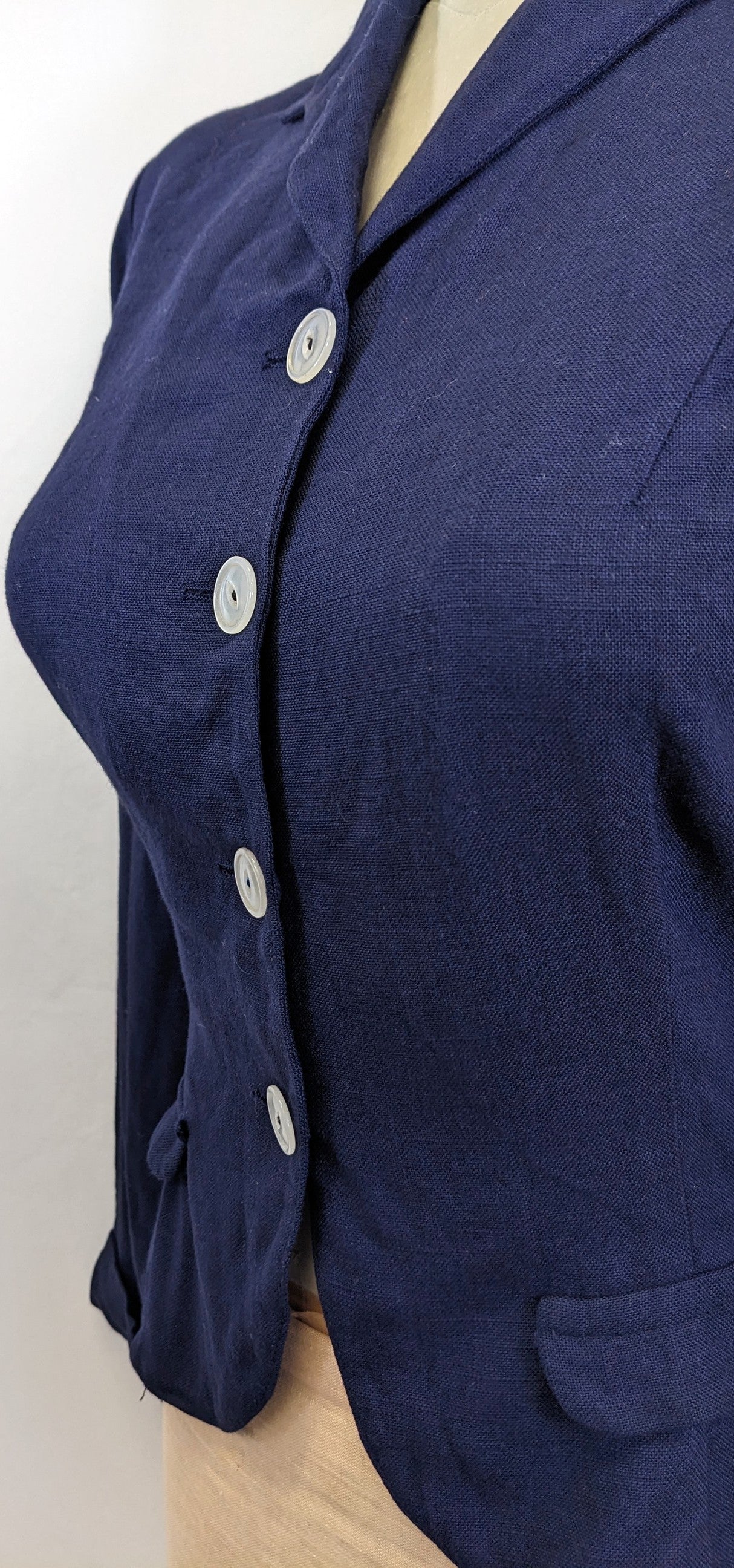 Late 1930s Linen/Cotton mix Jacket