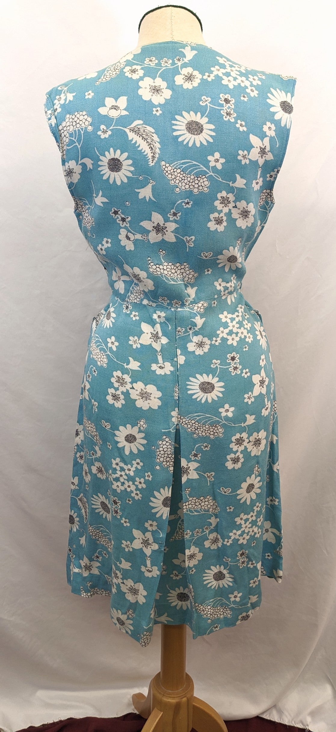 1940s Linen Sun Dress