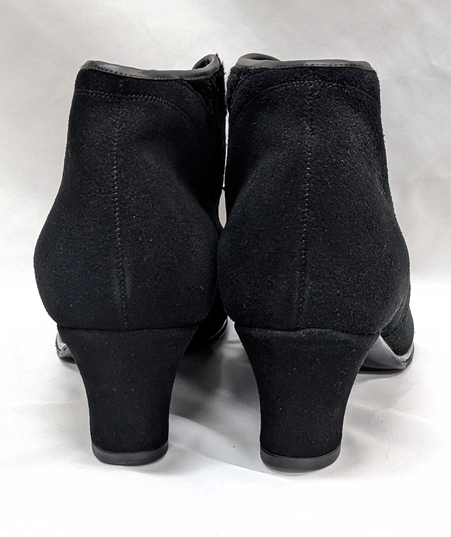 1940s Cutout Ankle Boots
