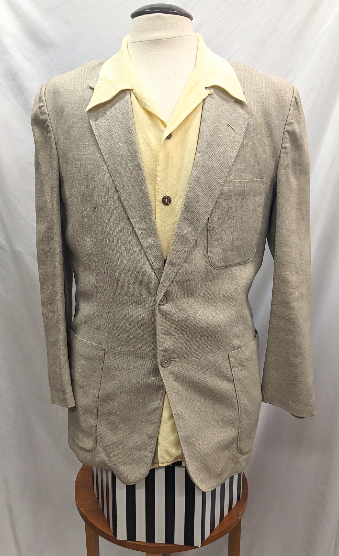 Early 1950s Linen Jacket