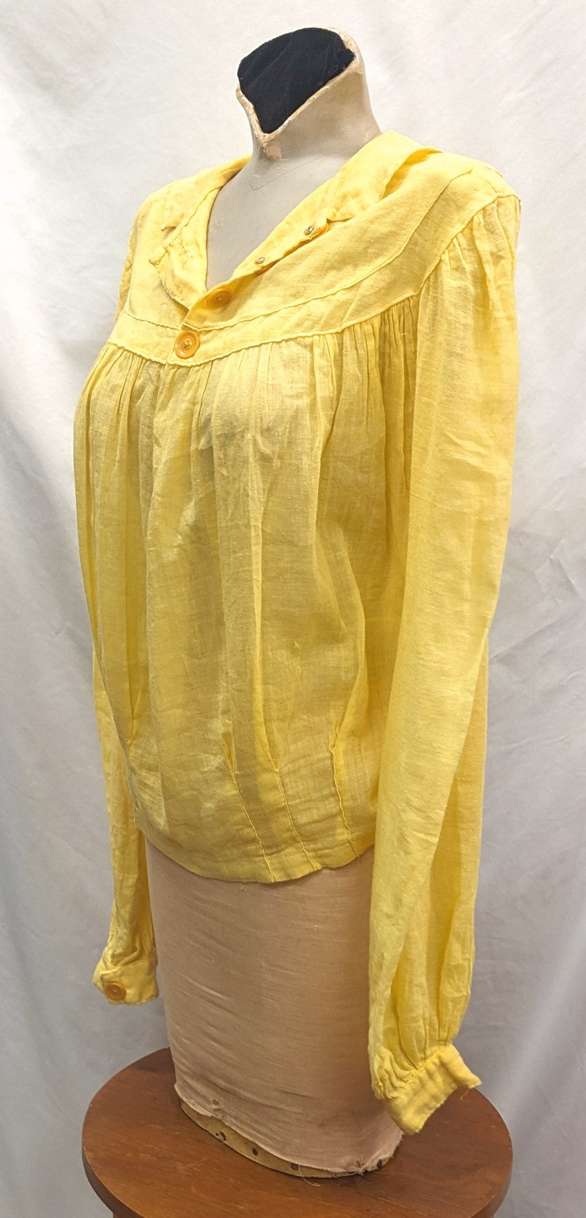 1930s Yellow Blouse