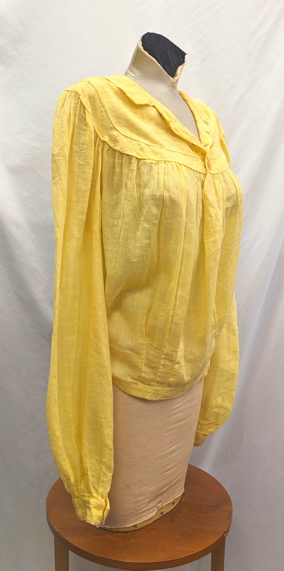 1930s Yellow Blouse