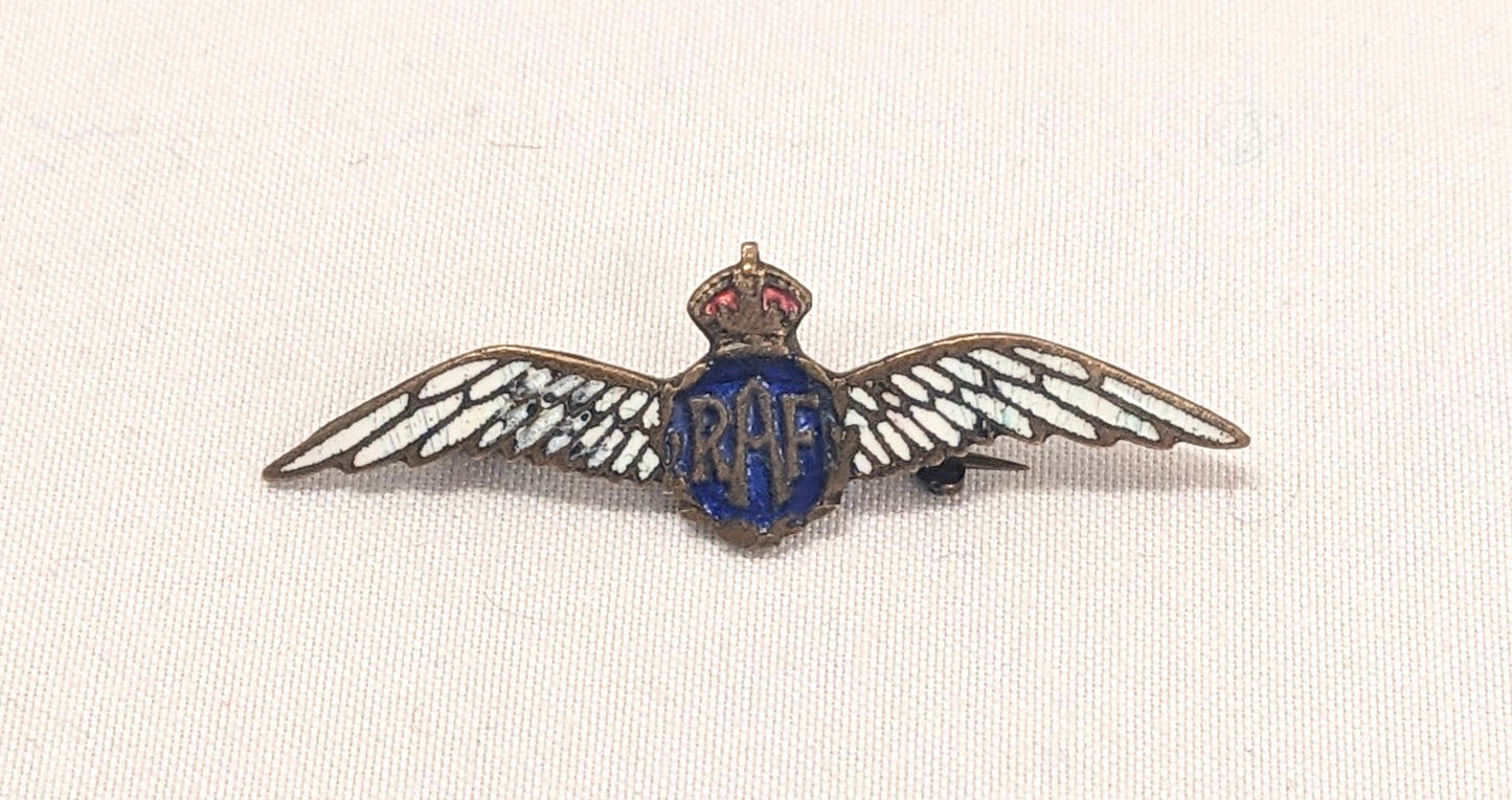 1940s RAF Sweetheart Pin Brooch