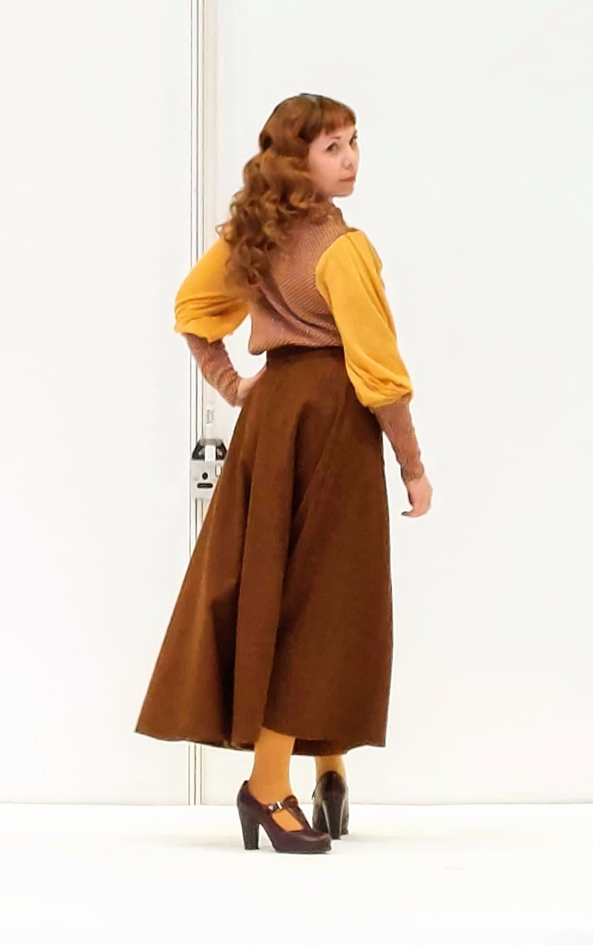 "Marnie" 1930s Inspired Culottes Pattern Printed