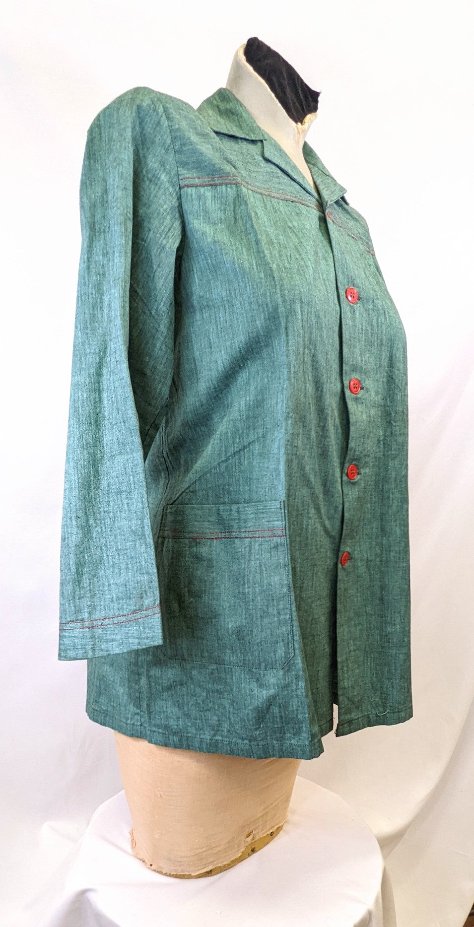 1940s Work Wear Smock Jacket