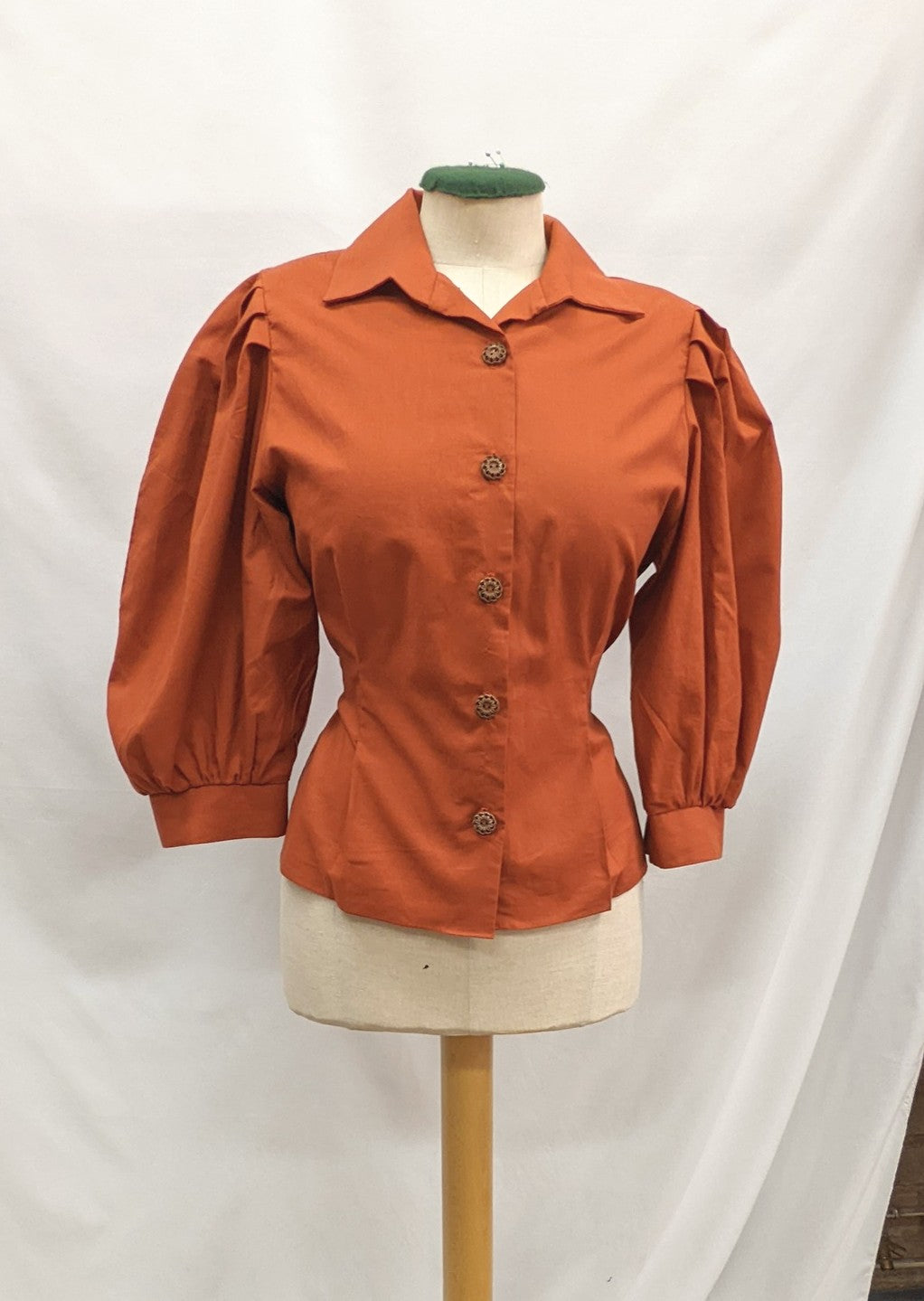 1940s Reproduction "Clara Blouse" 36" bust